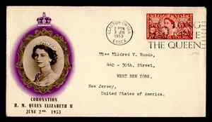 DR WHO 1953 GB FDC QEII CORONATION CACHET CLACTON ON SEA k90658 - Picture 1 of 2