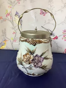 FUSTO BISCOTTO MAIOLICA C1900 - RARO - Foto 1 di 11