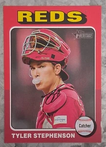 Tyler Stephenson #68 - 2024 Topps Heritage - RED BORDER SHORT PRINT - Picture 1 of 2