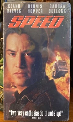 Speed 1996 Movie On VHS Video - Keanu Reeves Sandra Bullock Dennis Hopper Film - Image 1 of 2