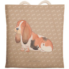 Einkaufstasche Hund Basset Hound - Geschenk Baumwolltasche Tragetasche Sprche