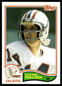 1982 Topps Gifford Nielsen Rookie Houston Oilers #100