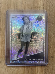 2021 Topps Chrome Tennis B&W Mini Diamond #41 Hana Mandlikova