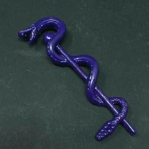 He-Man MOTU Tung Lashor Purple Staff Snake Accessory Weapon 1986 - Vintage - Bild 1 von 6