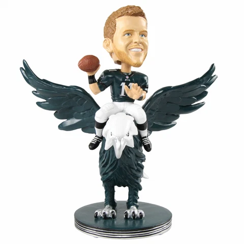 Carson Wentz Philadelphia Eagles Riders Special Edition Bobblehead NFL Cover