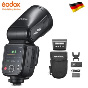 Godox V100-C 100Ws TTL 2.4G Wireless Rundkopf Kamerablitz mit Akku für Canon - Bild 1 von 22