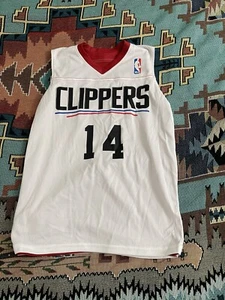 Clippers No.14 Reversible Jersey. White and Red.Official NBA Apparel.Size M Boys - Picture 1 of 9