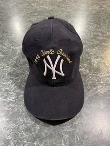 Vintage Adidas 1998 New York Yankees World Series Champions Adjustable Hat Cap - Picture 1 of 6