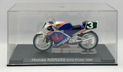 1/24 DEAGOSTINI IXO - HONDA NSR250 SITE PONS 1988 MOTO DIECAST Foto 1 de 2