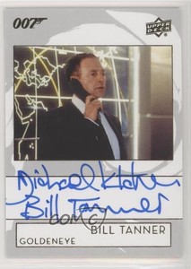 2019 James Bond Collection Inscriptions Michael Kitchen Bill Tanner as Auto 0zu