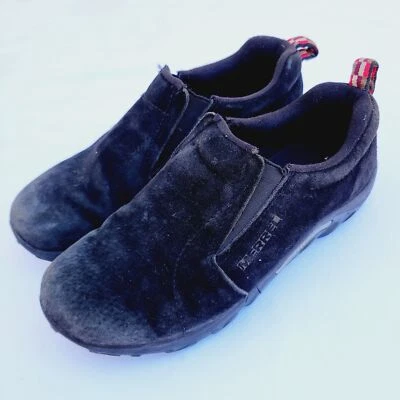 Sapato Slip-on Merrell Big Kid's Preto Camurça Selva Moc - Tamanho 6 Juventude - Imagem 1 de 4