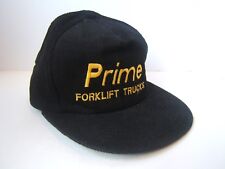 Prime Forklift Trucks Hat Vintage Black Corduroy Snapback Baseball Cap