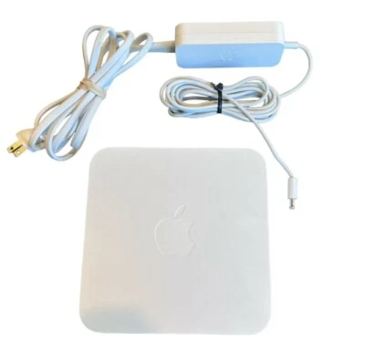 Apple A1408 AirPort Extreme Base Station WiFi 802.11n MD031LL/A AC Adapter A1202 - Image 1 of 4