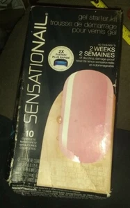 Sensationail Gel Polish Starter Kit WITH LIGHT- Pink Chiffon - Picture 1 of 5
