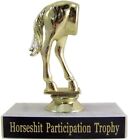 Participation Trophy Horseshit Horse's Rear Statue Award, 4 1/2 Inch