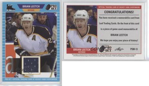 2021-22 Leaf Pro Set Blaster Memorabilia Light Blue Brian Leetch #PSM-13 HOF