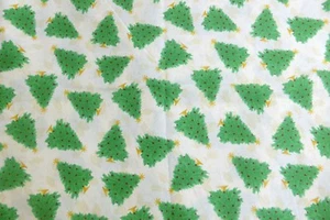 Vintage Signature Classics Weihnachtsbaum Stoff Meterware 44 cm breit - Bild 1 von 8