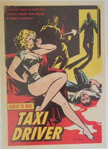 Robert De Niro TAXI DRIVER Sveta Shubina Cartoon Pinup Movie Poster PRINT - Picture 1 of 2