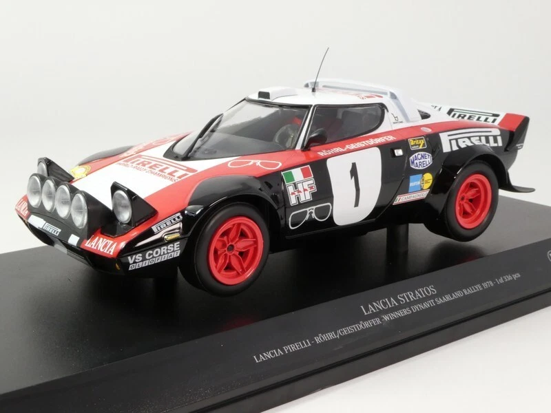 Minichamps Lancia Stratos #1 Rohrl Winner Dynavit Saarland 1978 1/18 155781701