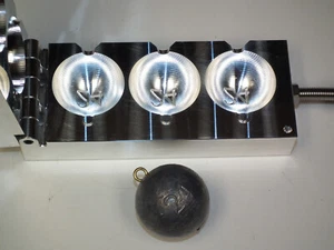 Saltwater Cannonball Sinker mold 24oz Production CNC Aluminum Fishing USA 3RD - Picture 1 of 4