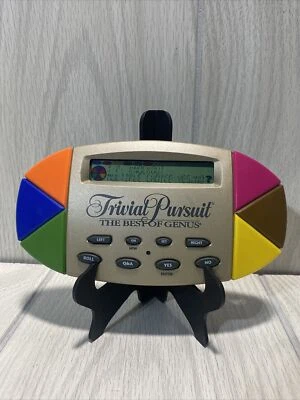 Trivial Pursuit The Best of Genus Electronic Handheld Portable Pocket Game 1997 - Image 1 of 4
