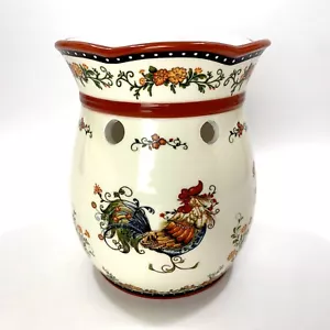 Yankee Candle Wax Melt Warmer Rustic Italian Country Roosters Kitchen 2011 - Picture 1 of 8
