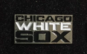 Chicago White Sox Standard Rectangular Logo MLB Baseball Lapel Pin - Picture 1 of 1