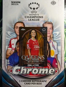 Kika Nazareth - QF-11 - QoF - TOPPS Chrome UWCL 2023/24 - Orange Refractor /25 - Picture 1 of 2