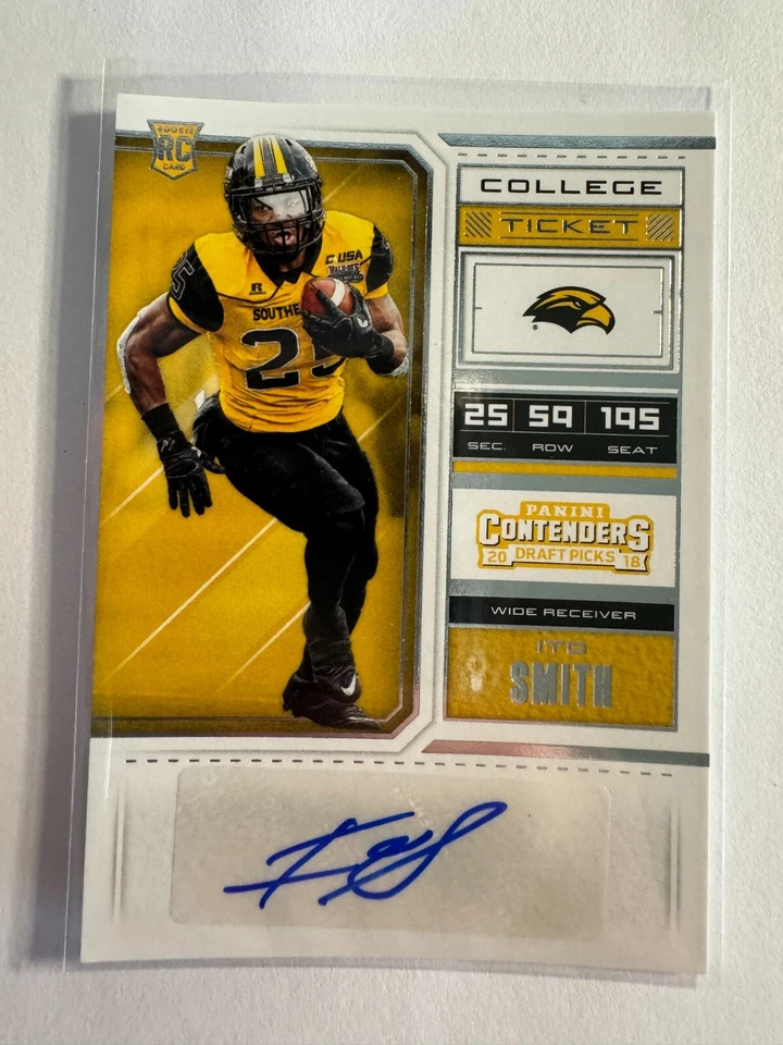K185,548 -  2018 Panini Contenders Draft Picks #291 Ito Smith Auto RC - Image 1 of 1