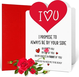 Valentines Day Card Gifts for Him, Funny Card - Anniversary Gifts for Men - Picture 1 of 12