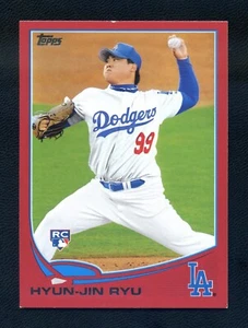 2013 Topps "Target Red Border" Rookie Hyun Jin Ryu SP RC #661 **Ex-NrMt - Picture 1 of 2