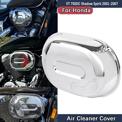 Cubierta de filtro de aire cromada para Honda VT750DC 2001-2007 Shadow Spirit 750 EE. UU. Foto 1 de 4
