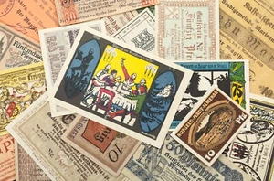 1920's Germany Notgeld Money 26pc - Luckau, Naumburg, Quedlinburg, Zweibrucken - Picture 1 of 3