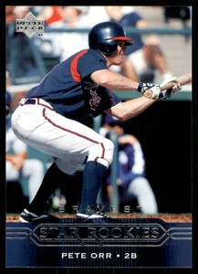 2005 Upper Deck Pete Orr RC Atlanta Braves #426