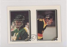1987-88 O-Pee-Chee Album Stickers Dave Richter Don Beaupre #190-51 Rookie RC