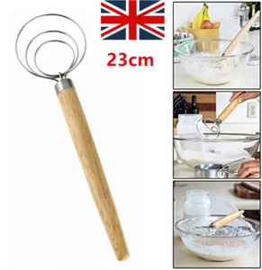 The Original Danish Dough Whisk LARGE Stainless Steel Dutch Whisk Kitchen ~~ - Picture 1 of 12