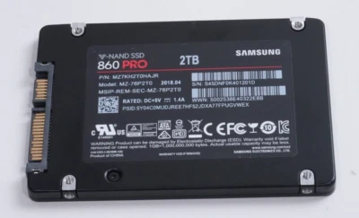 Samsung 860 PRO 2TB 2.5" SATA SSD SOLID STATE DRIVE MZ7KH2T0HAJR MZ-76P2T0 96% - Image 1 of 2