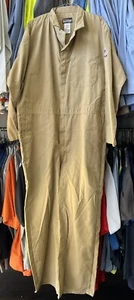 Brand New Nomex Coveralls FR Khaki Size 48-RG (X-LARGE) - Picture 1 of 6