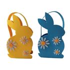 4Pcs Felt Easter Basket Handbag Easter Rabbit Candy Bag Gift Cookie Packaging
