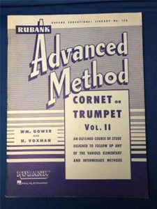 Rubank Advanced Method For Cornet or Trumpet Vol II Trumpet Teaching Sheet Music - Picture 1 of 1