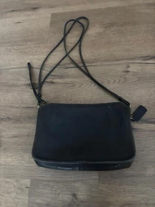 Vintage Coach Purse 3224 Crossbody Small Bag Black Leather - Picture 1 of 6