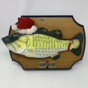 Big Mouth Billy Bass Weihnachten singende Fische teilweise funktionsfähig Video ansehen LESEN - Bild 1 von 16