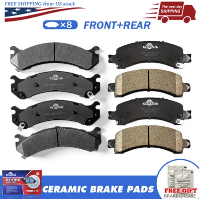 Pastillas de freno delanteras traseras de cerámica para Chevrolet Express GMC Savana 2500 3500 Foto 1 de 4