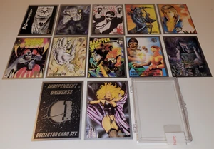 1994 INDEPENDENT UNIVERSE Rare SAMPLE CARD SET 12 + CASE Dilemma Productions - Picture 1 of 7
