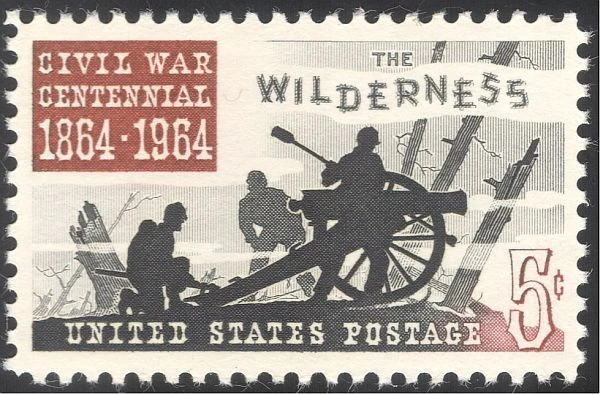 USA 1964 American Civil War/Wilderness/Cannon/Military/Battles 1v (n43619) - Image 1 of 1