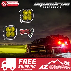 BAJA DESIGNS Squadron Sport Pair | Amber Driving Combo | Off Road LED Light Set - Picture 1 of 4