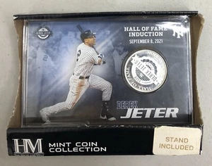 NEU Derek Jeter Hall Of Fame Mint versilberte Münze limitierte Auflage von 5000 - Bild 1 von 1