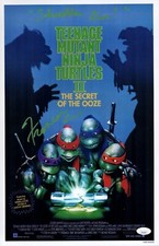 FRANCOIS CHAU Signed SHREDDER TEENAGE MUTANT NINJA TURTLES 11x17 Photo JSA COA