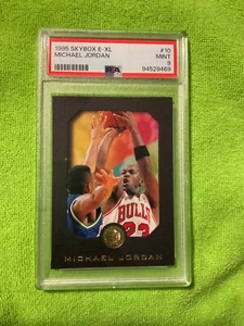 Michael Jordan Skybox E-XL 1995 PSA 9 gema negra impecable EXL HOF Fleer 23 #10 - Imagen 1 de 2