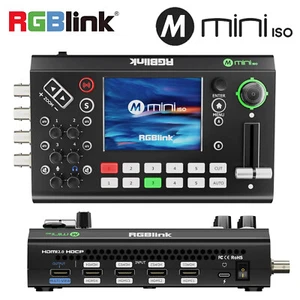 RGBlink Mini-ISO 10 Channel All-in-One Broadcast Video Switcher Live Streaming - Picture 1 of 8